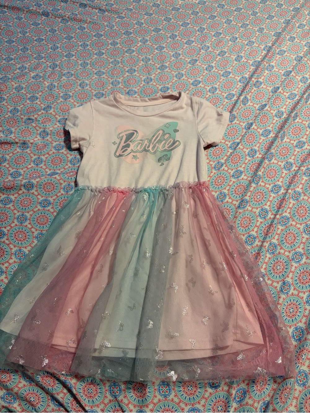 Barbie Pink Mint Pastel Tulle Party Dress